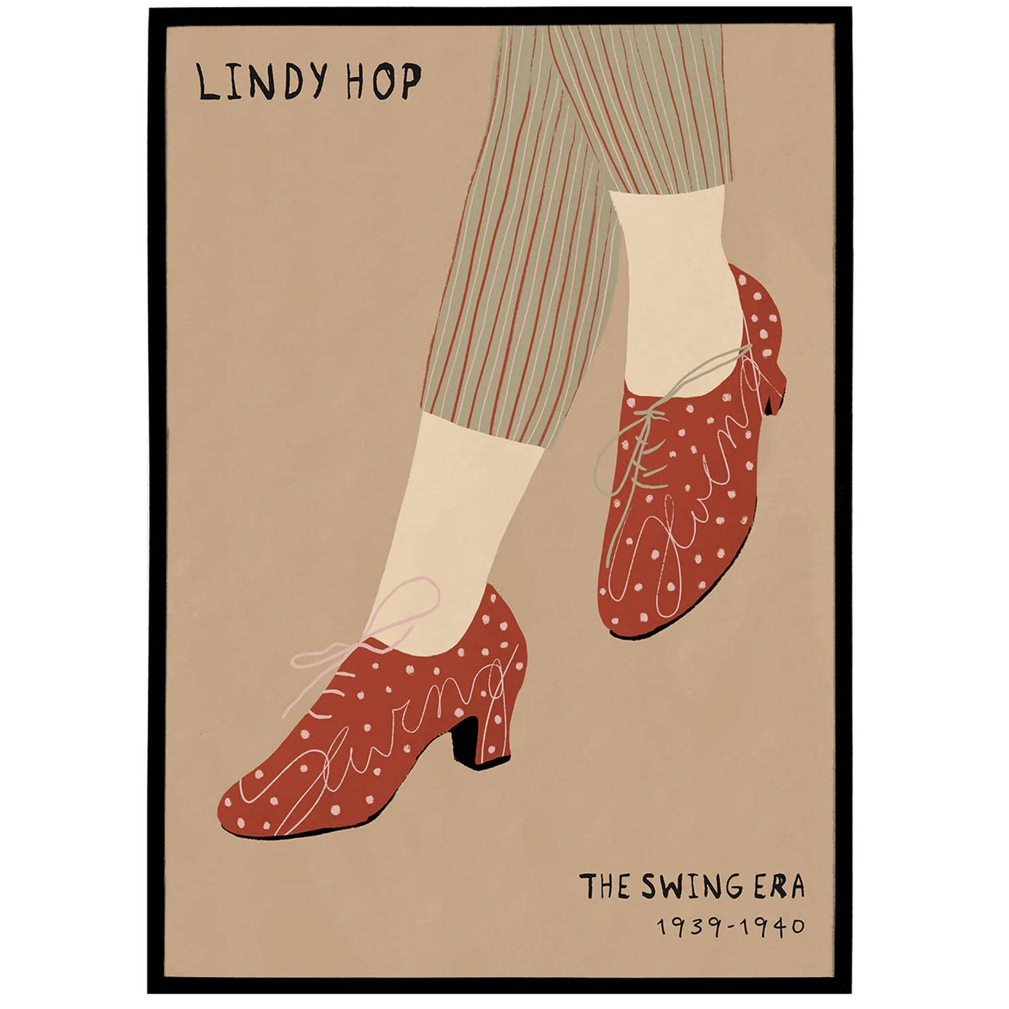 Lindy Hop, The Swing Era Poster - HypeSheriff
