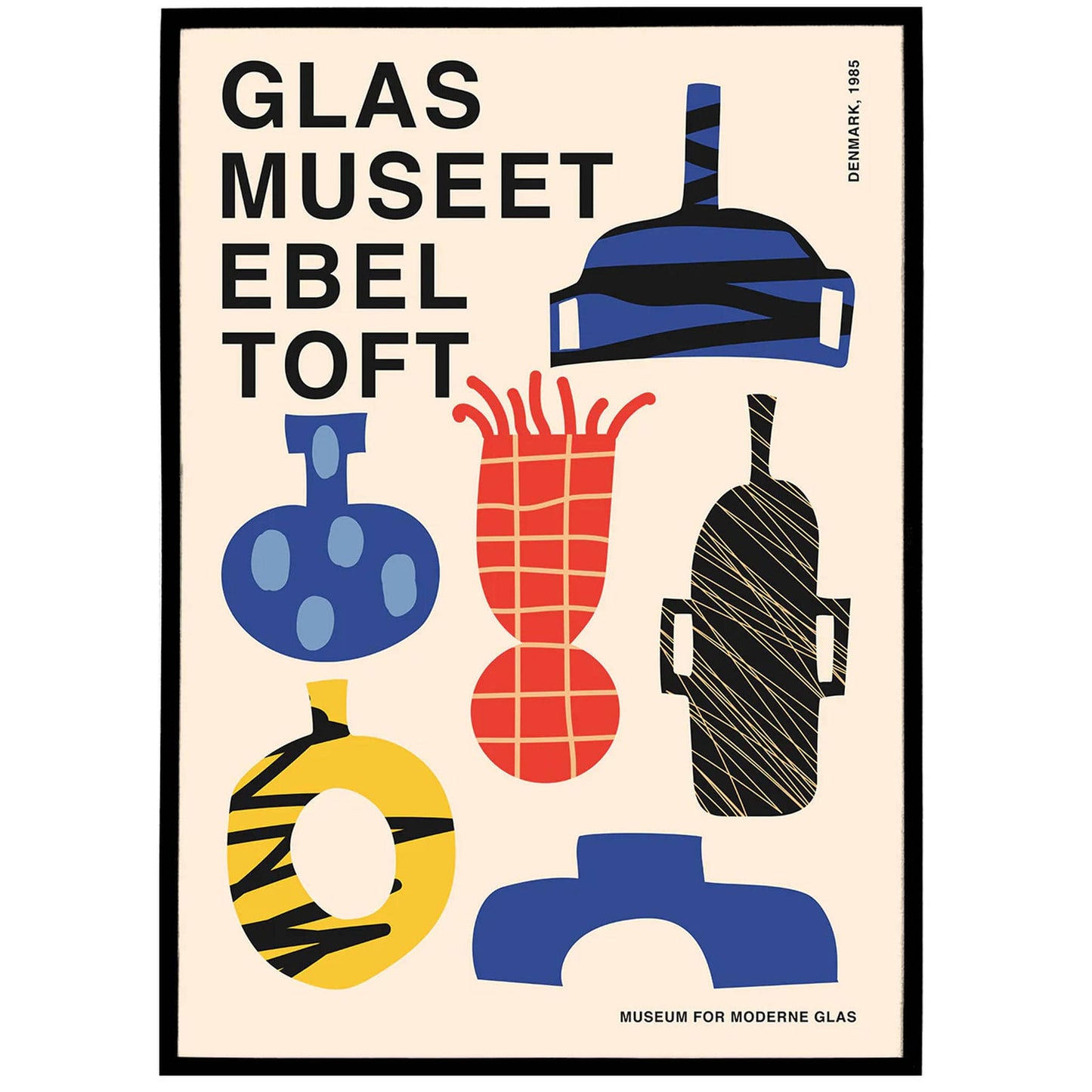 Glasmuseet Ebeltoft, Denmark Poster - HypeSheriff
