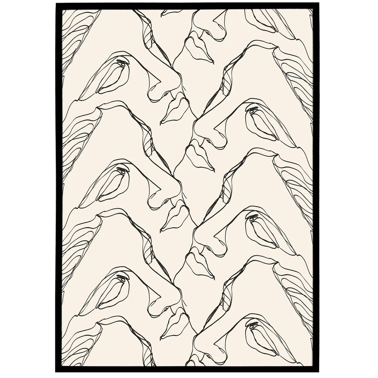 Greek Sculpture Line Art Poster - framed or unframed - HypeSheriff