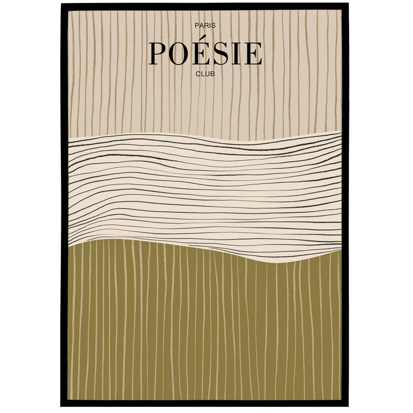 Paris Poésie Club Classic Poster - HypeSheriff