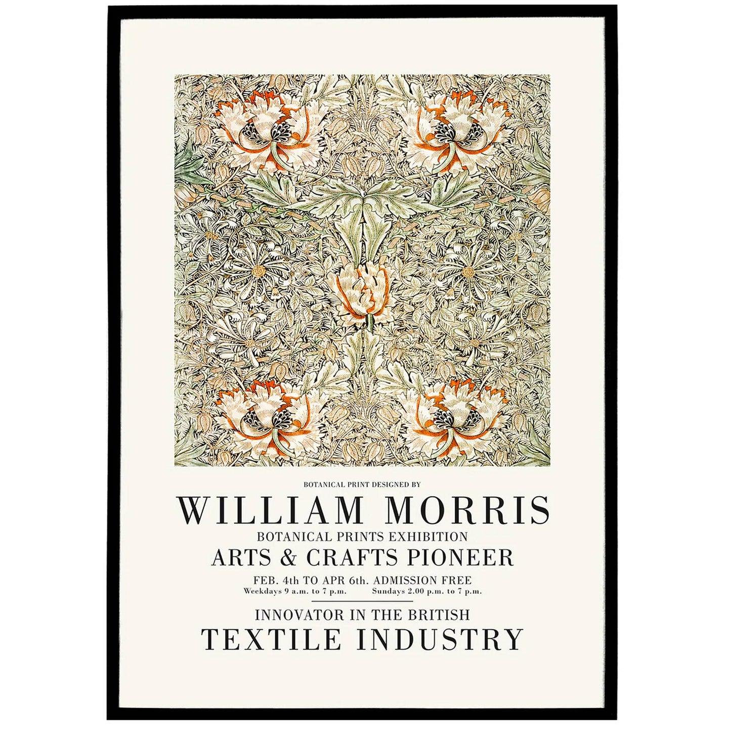 Morris Exhibition Poster - HypeSheriff