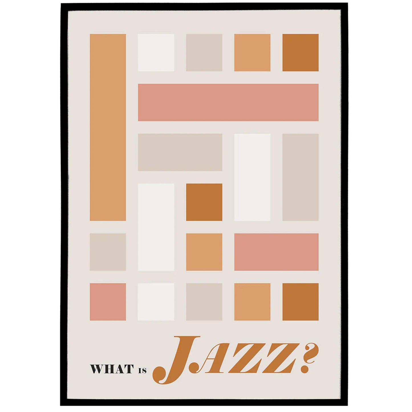 What is Jazz? Music Poster - HypeSheriff