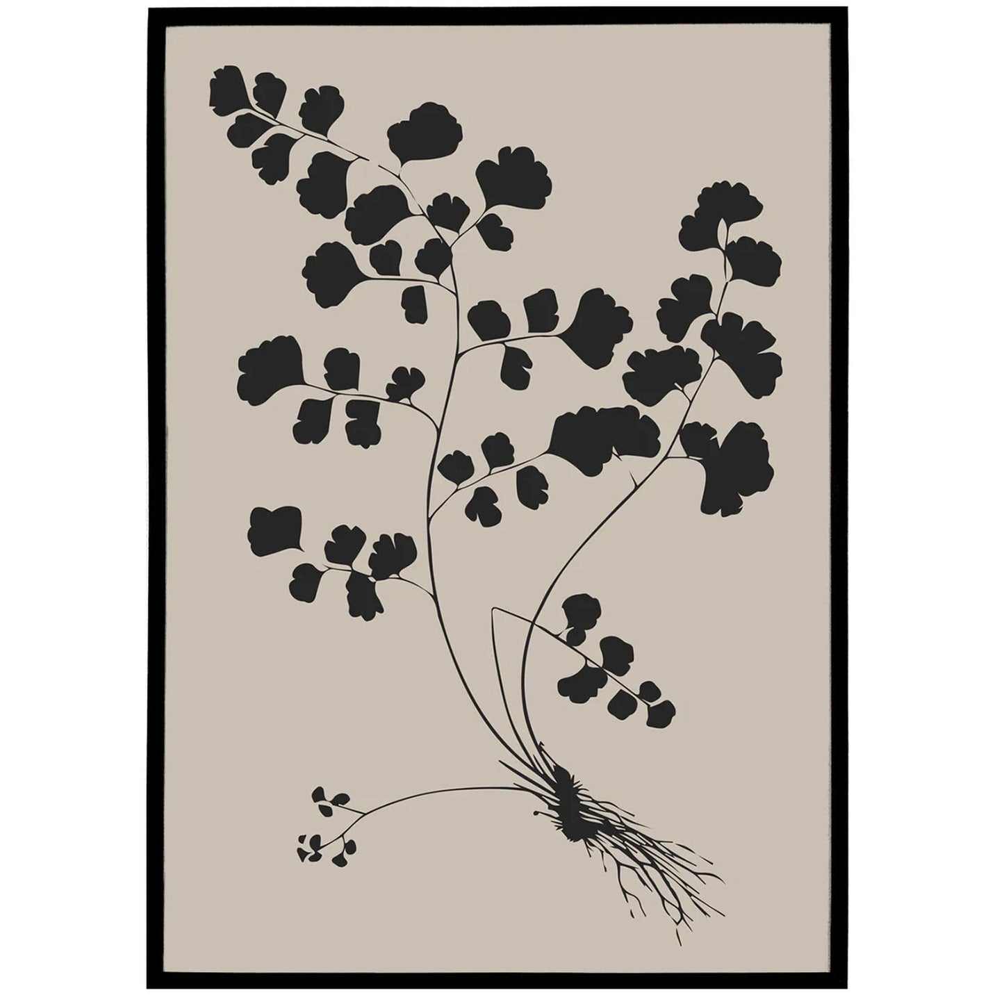 Beige Nature Botanical Poster - HypeSheriff