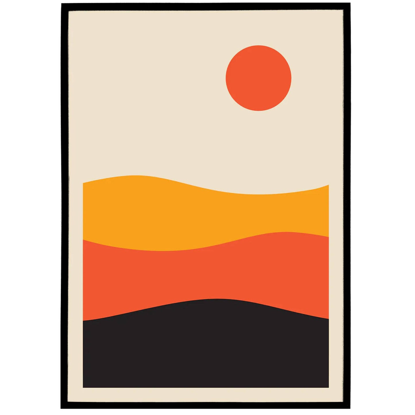 Minimalist Landscape Poster - HypeSheriff