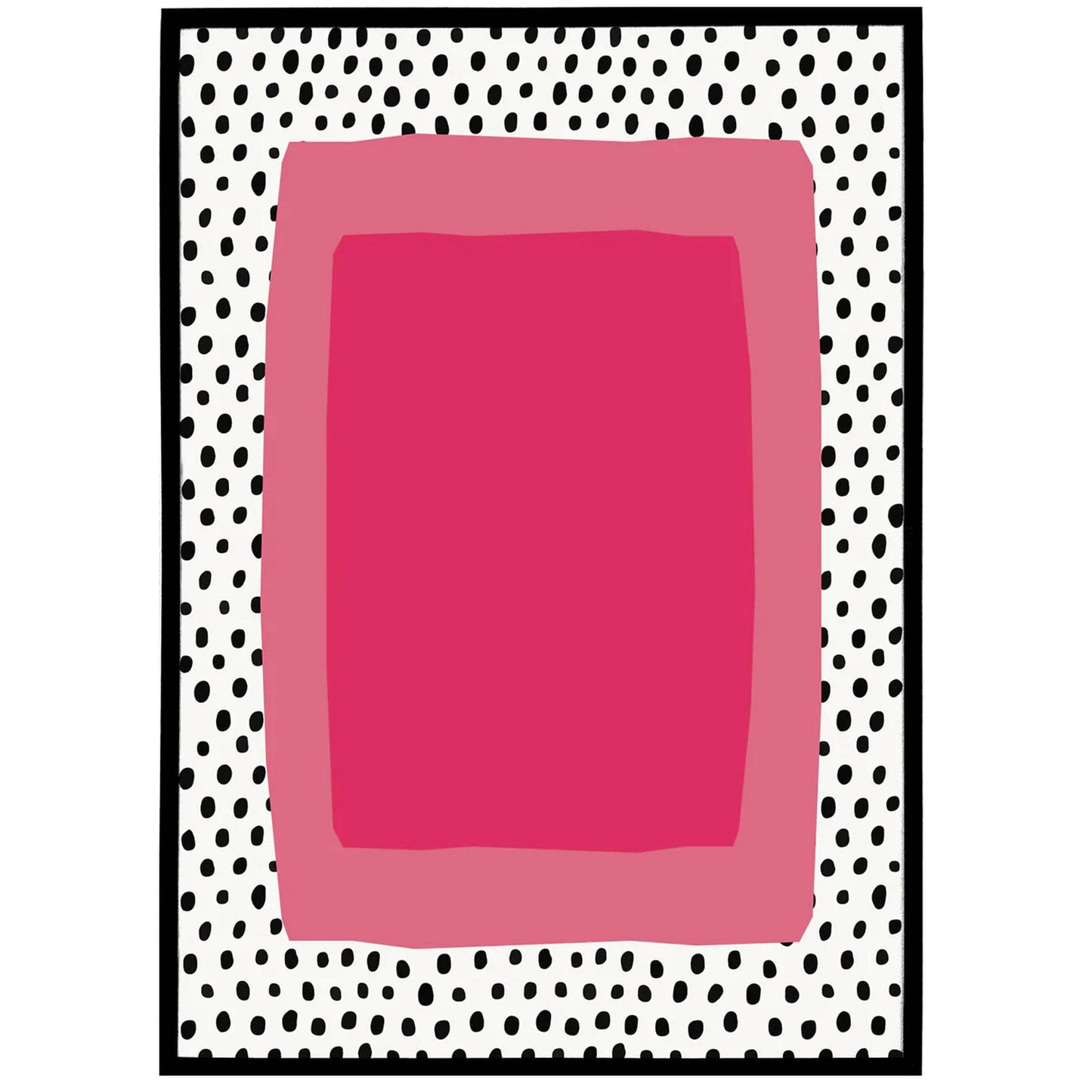 Pink Colorblocks Abstract Poster - HypeSheriff