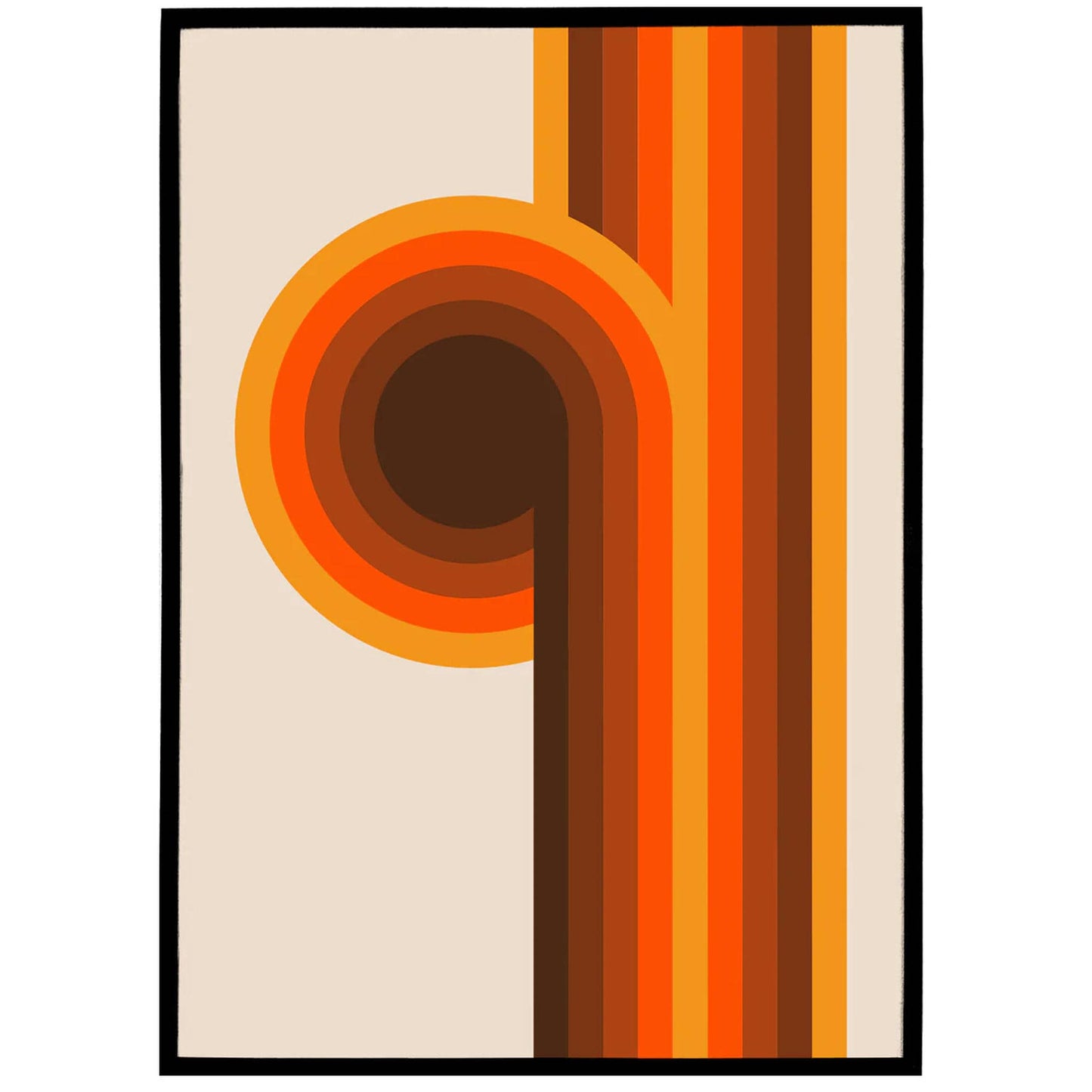 Retro Rainbow Poster - HypeSheriff