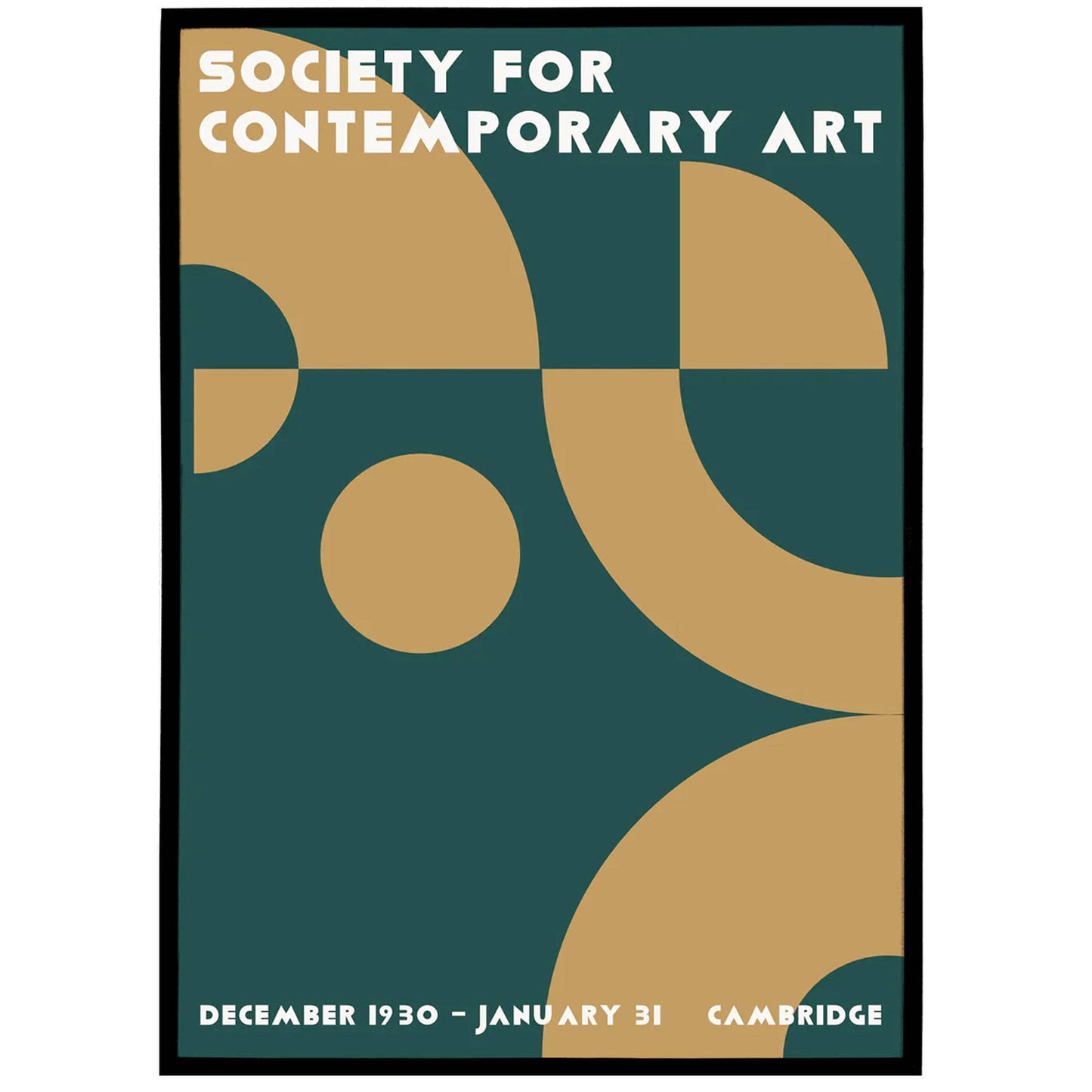 Exhibition Poster - Society for Contemporary Art - HypeSheriff