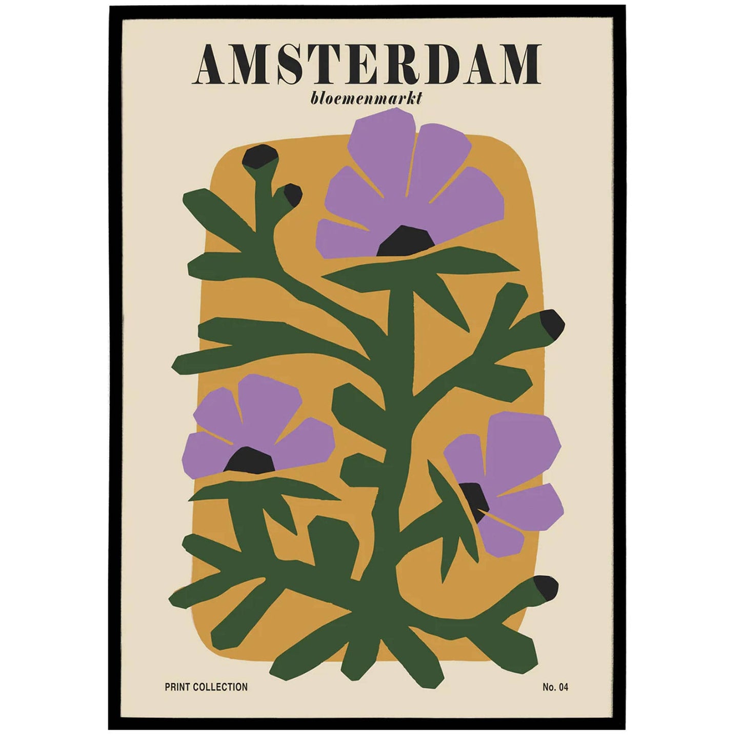Amsterdam Bloemenmarkt Poster - HypeSheriff