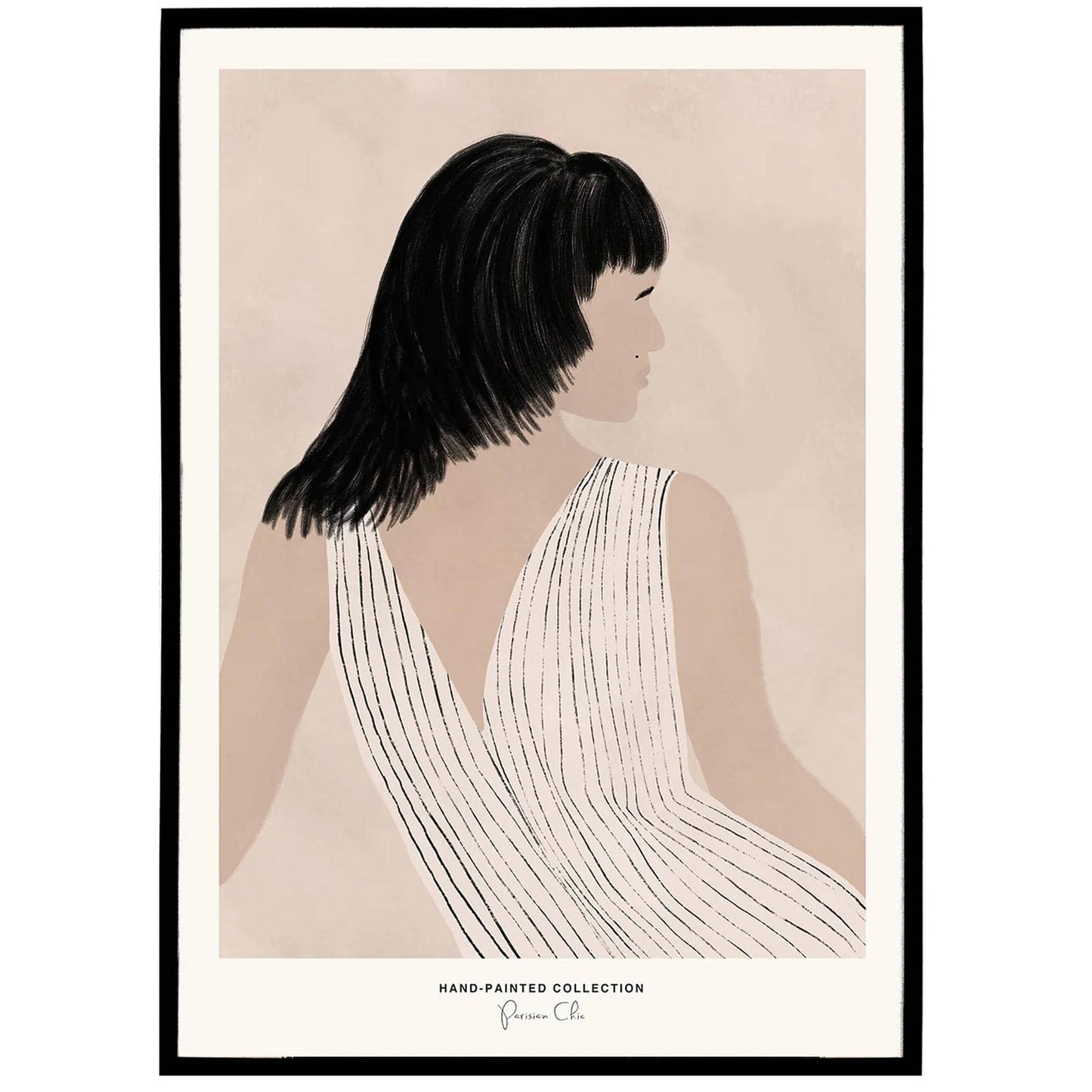 Parisian Chic | Hand-Painted Collection Poster - HypeSheriff