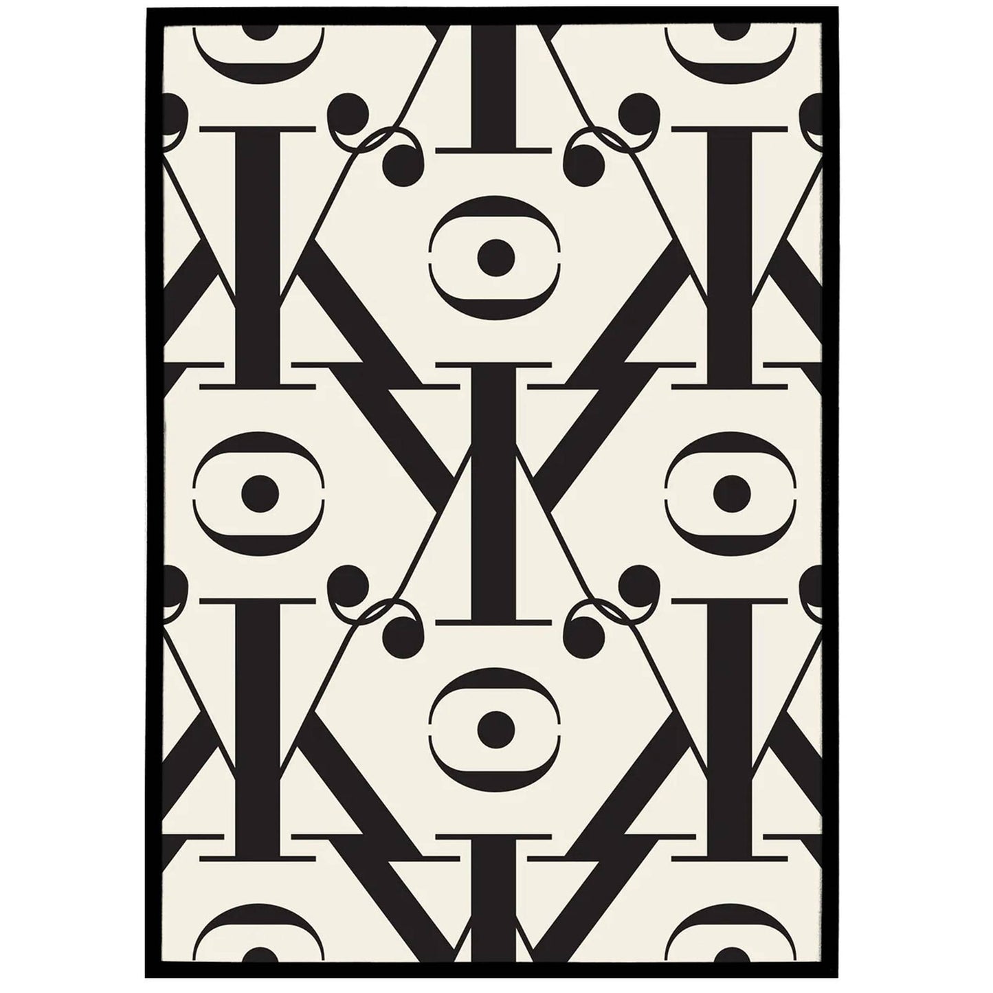 Art Deco Typographic Poster - HypeSheriff