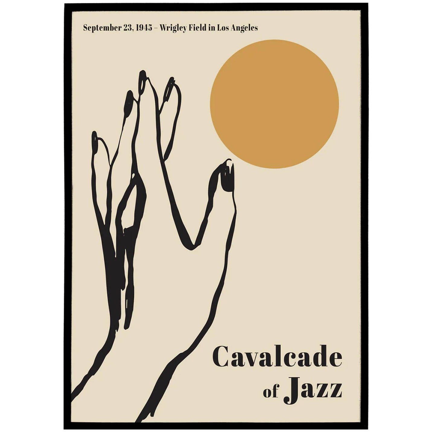 Cavalcade of Jazz Music Poster - HypeSheriff