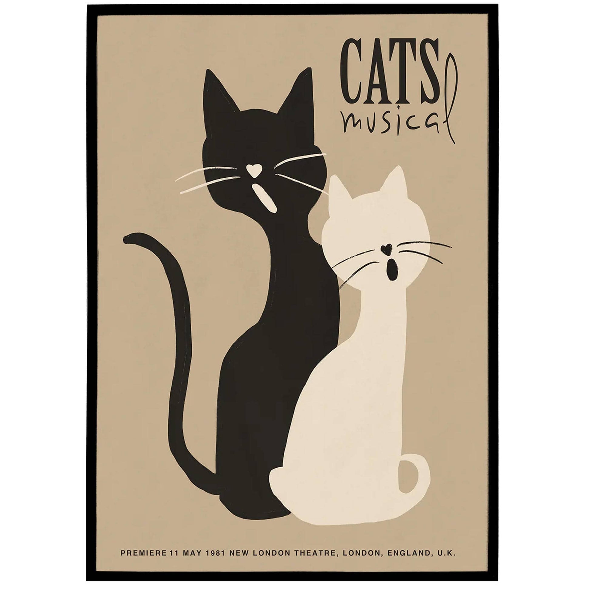 Cats Musical New London Theatre Poster - HypeSheriff