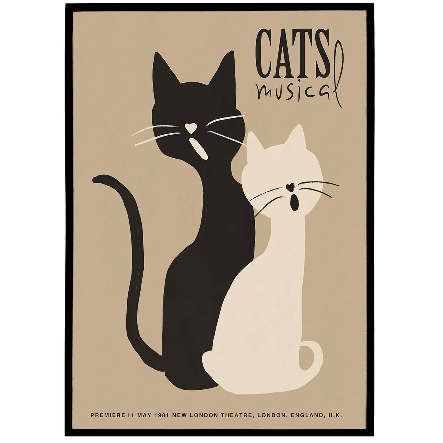 Cats Musical New London Theatre Poster - HypeSheriff