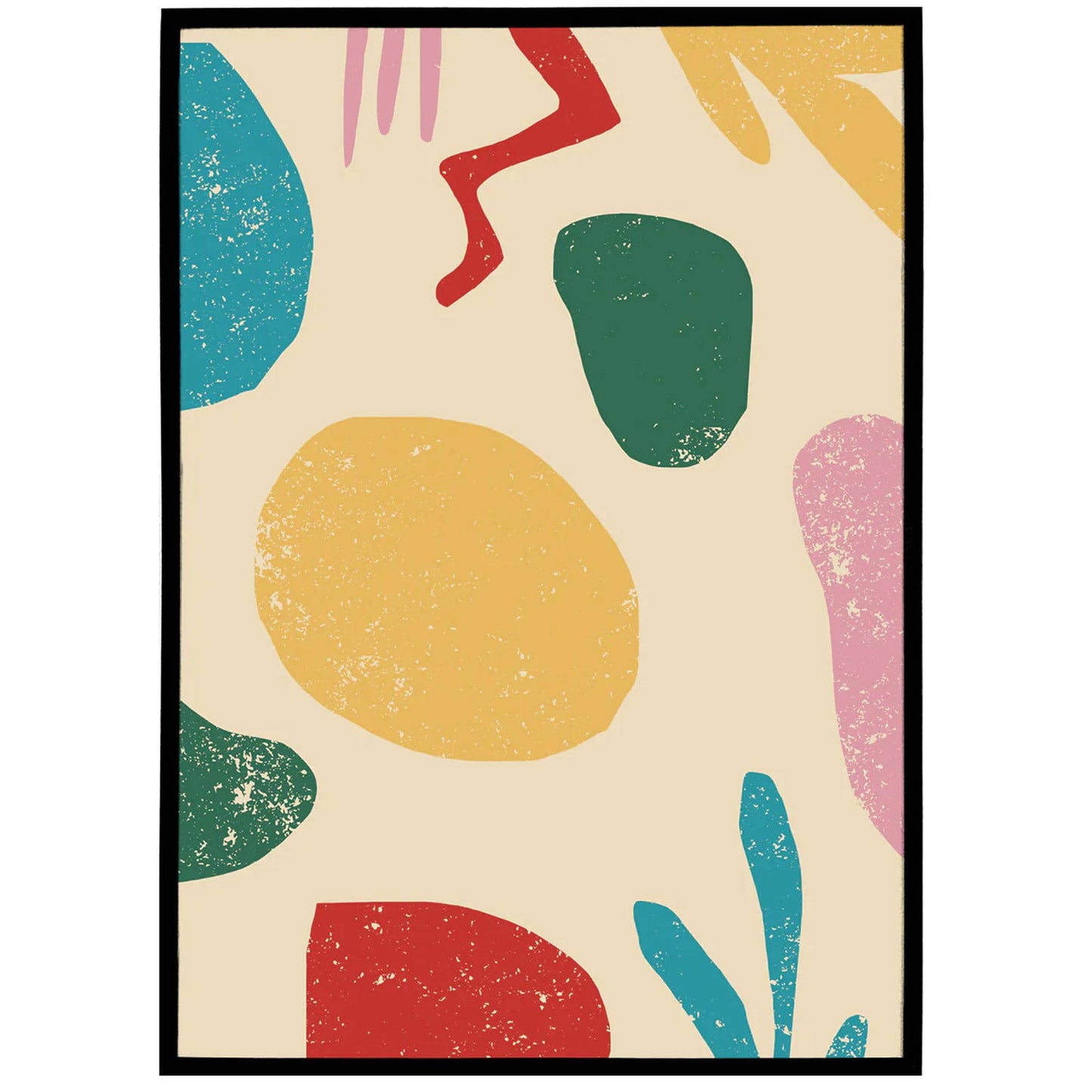 Abstract Cutouts Poster - HypeSheriff