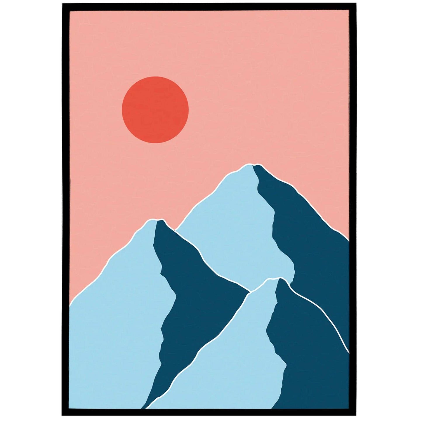 Japanese Landscape Print - HypeSheriff