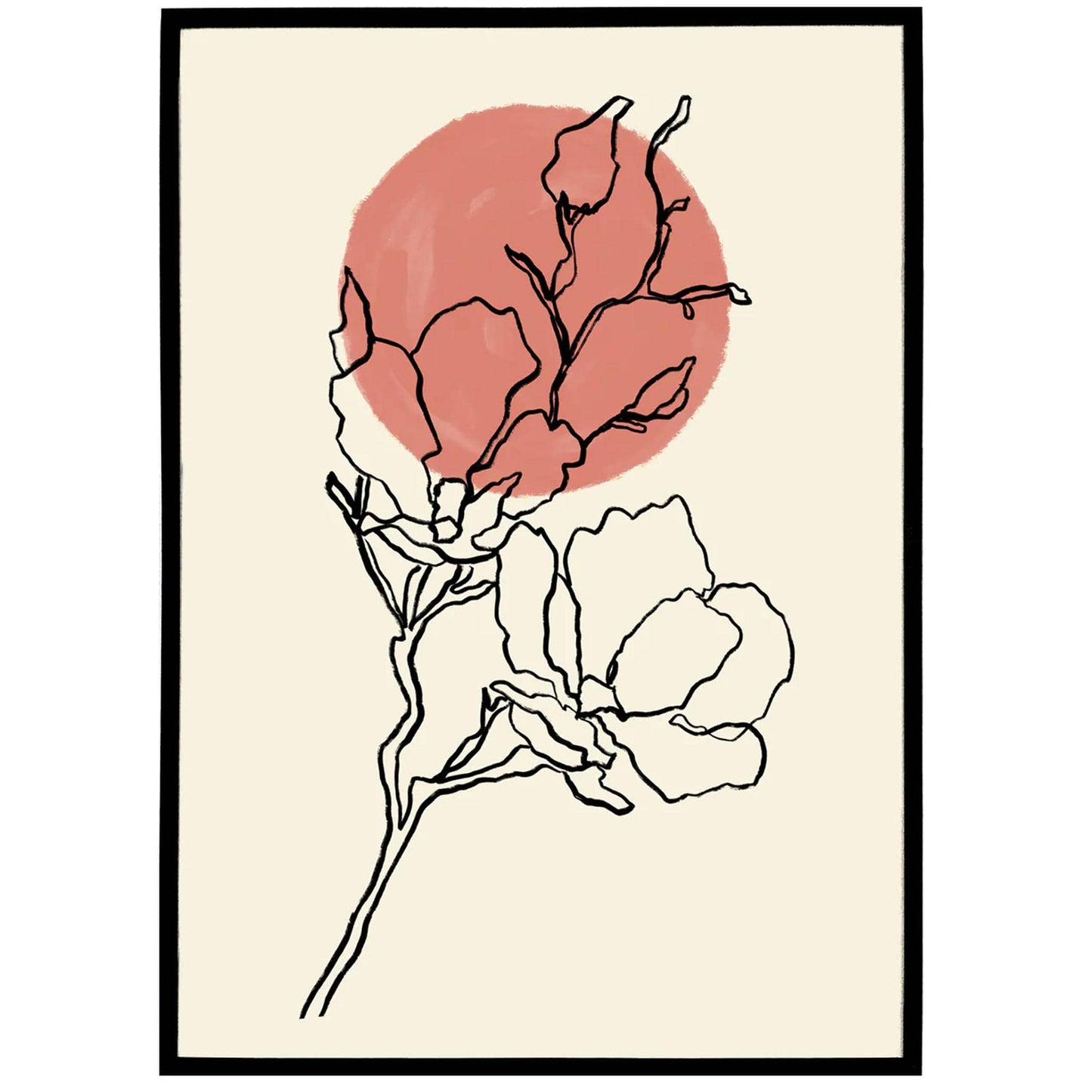 Floral Art Illustration - HypeSheriff