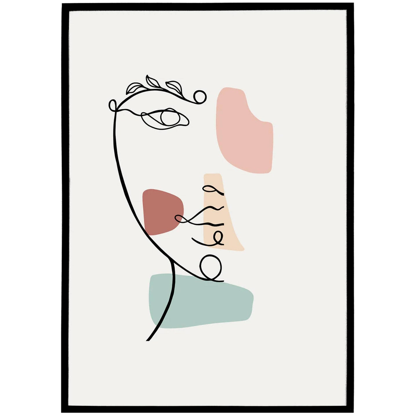 Minimal Mood - Line Art Poster - HypeSheriff
