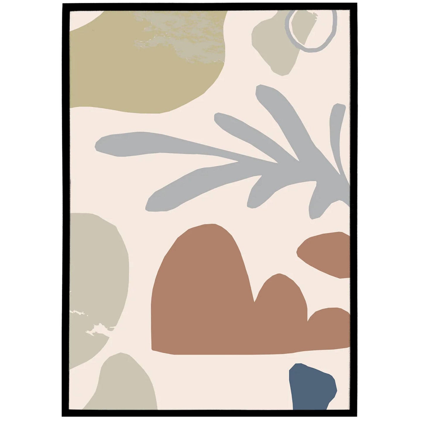 Floral Cut-outs Boho Decor Poster - HypeSheriff