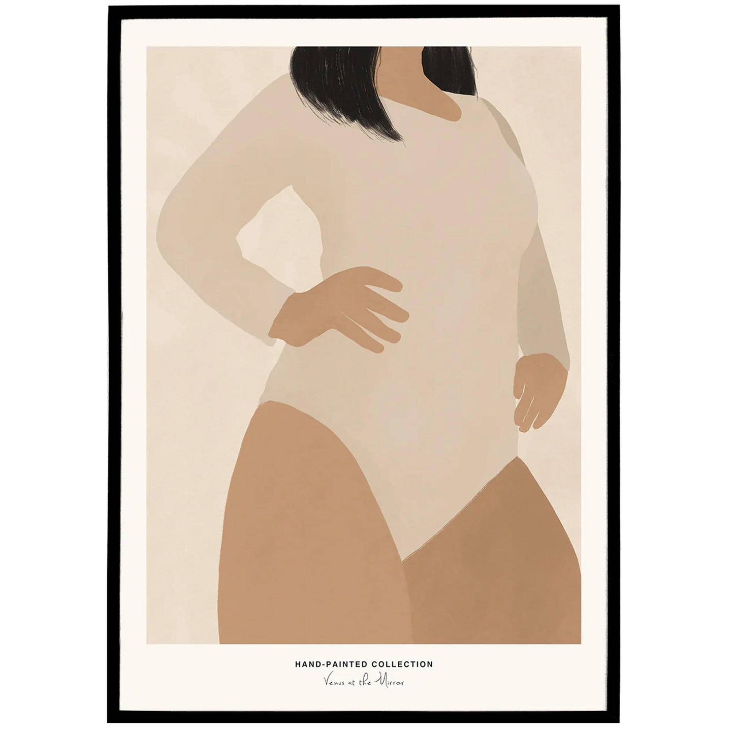 Venus at the Mirror | Hand-Painted Collection Poster - HypeSheriff