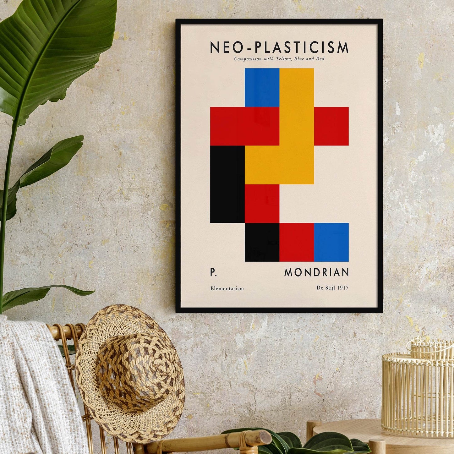 Neo-Plasticism Mondrian Poster - HypeSheriff
