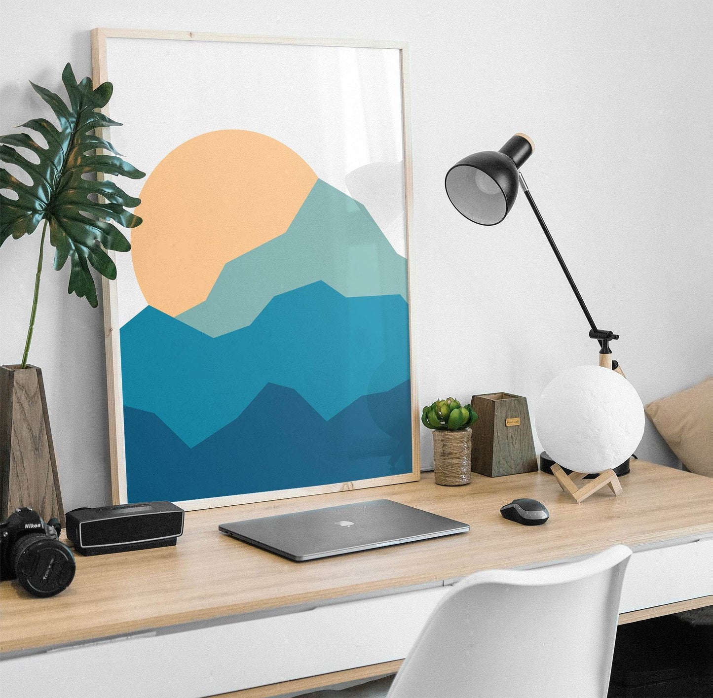 Minimalist Mountains Print - HypeSheriff