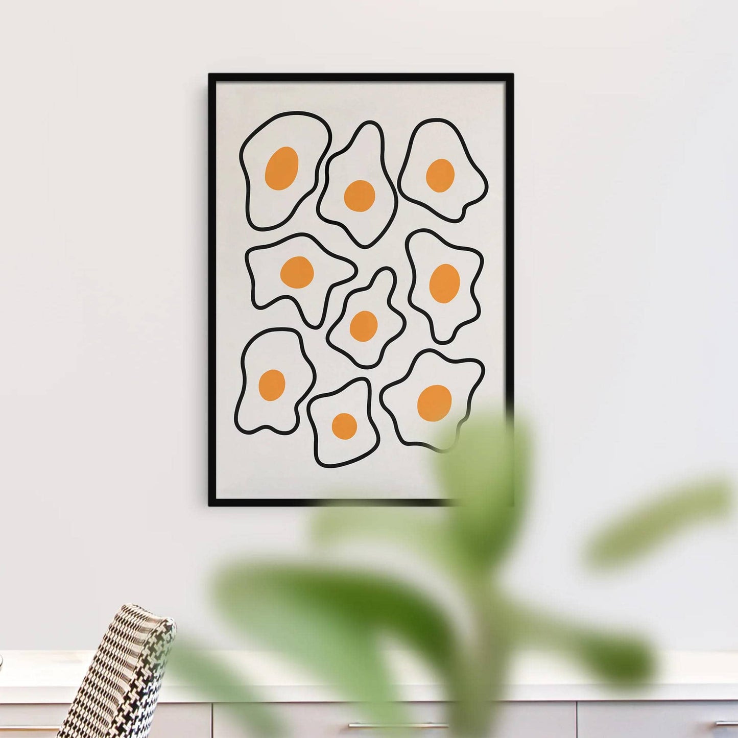 Minimalist Egg Poster - HypeSheriff