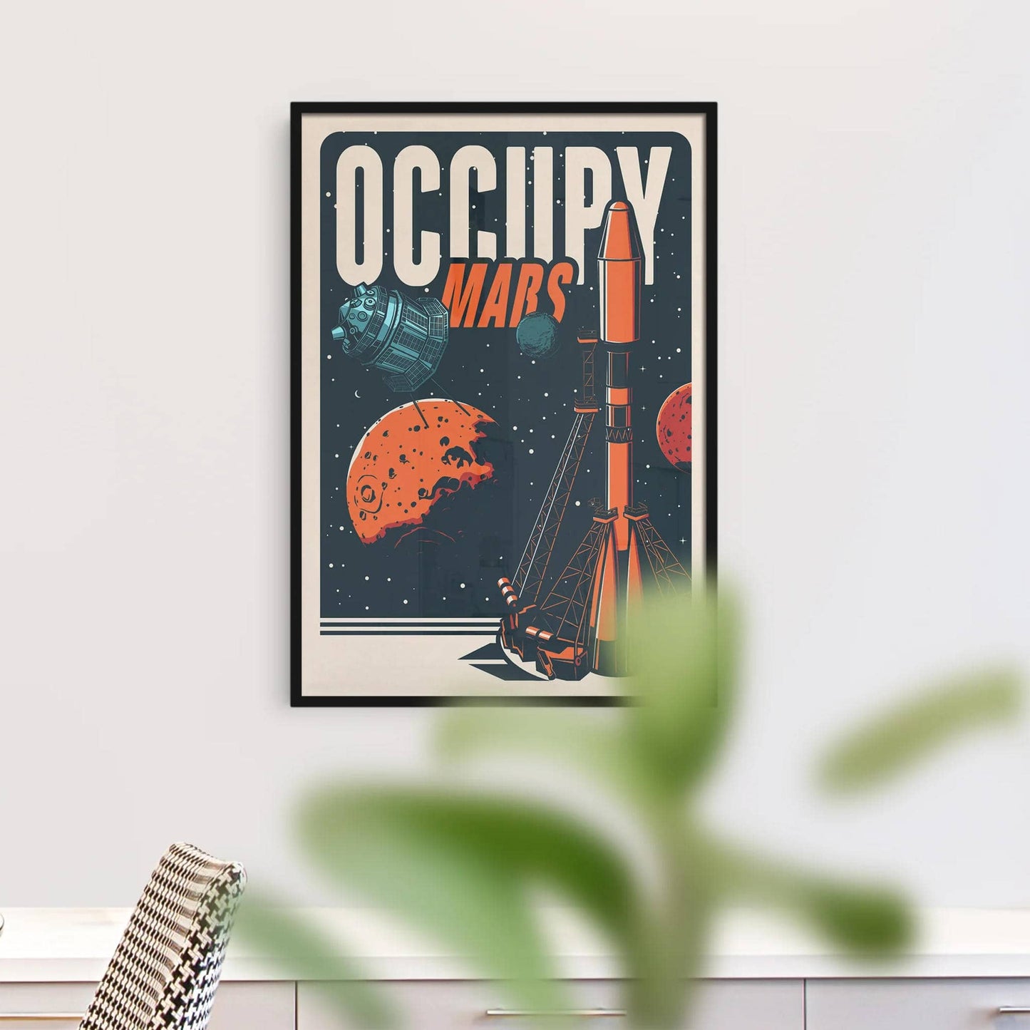 Occupy Mars Poster Print - HypeSheriff