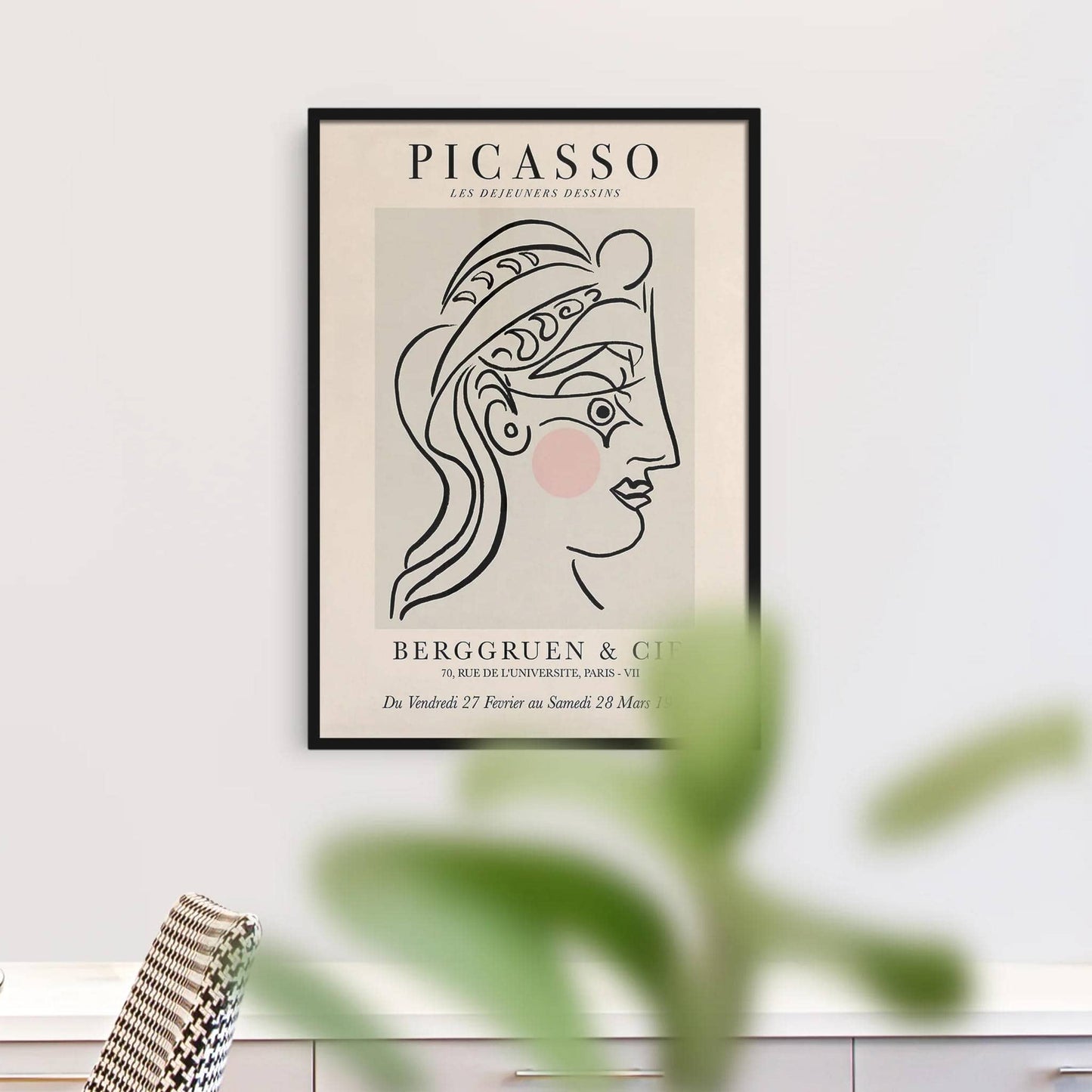 Picasso - Berggruen & Cie - Exhibition Poster - HypeSheriff