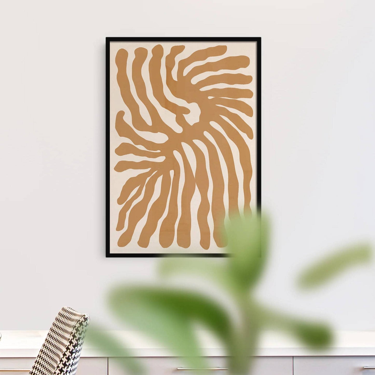 Organic Abstract Painting - Printed Poster - HypeSheriff