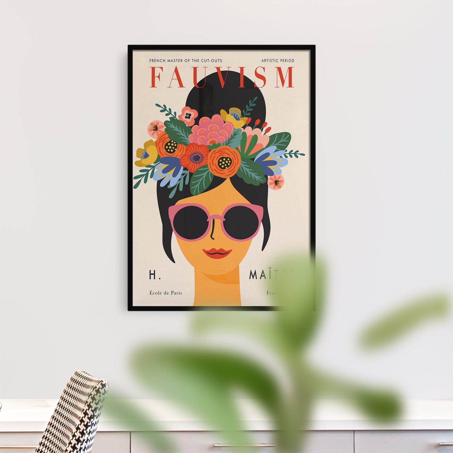Colorful Floral Exhibition Poster - HypeSheriff
