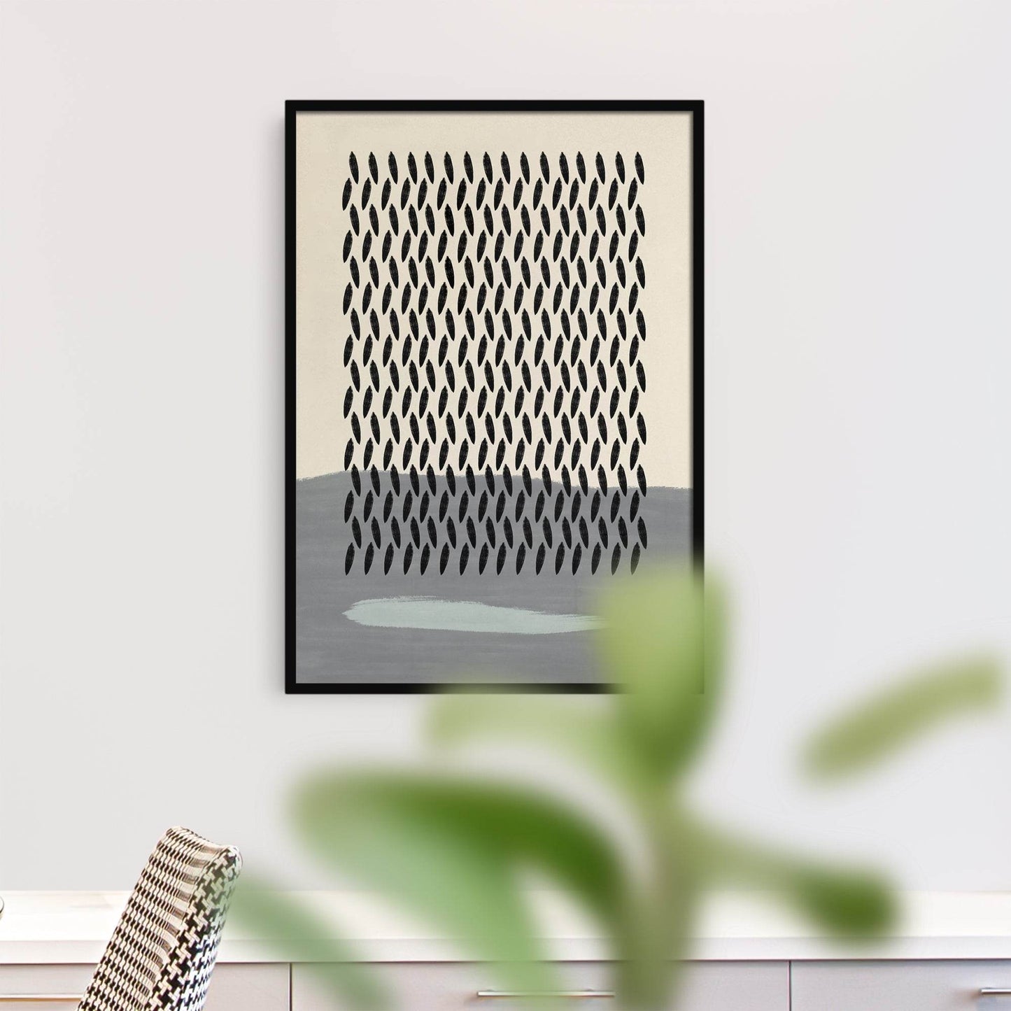 Abstract Mid-Century Modern Art Print - HypeSheriff