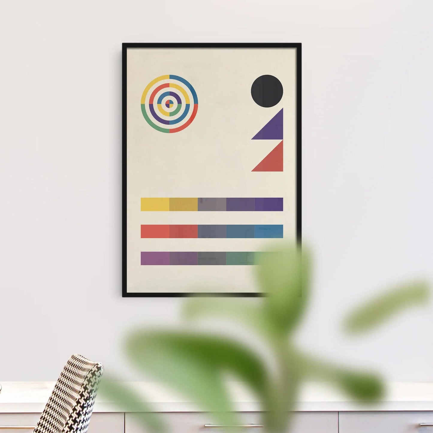 Color Theory Retro Poster Print - HypeSheriff