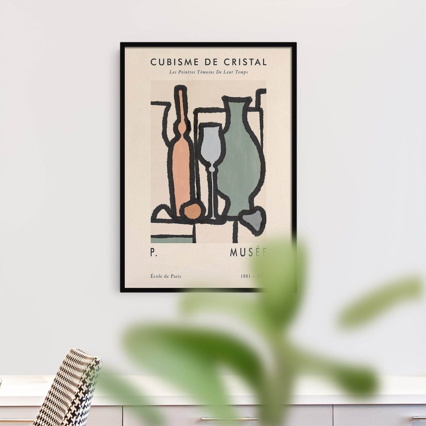 Vintage Cubism Poster - HypeSheriff