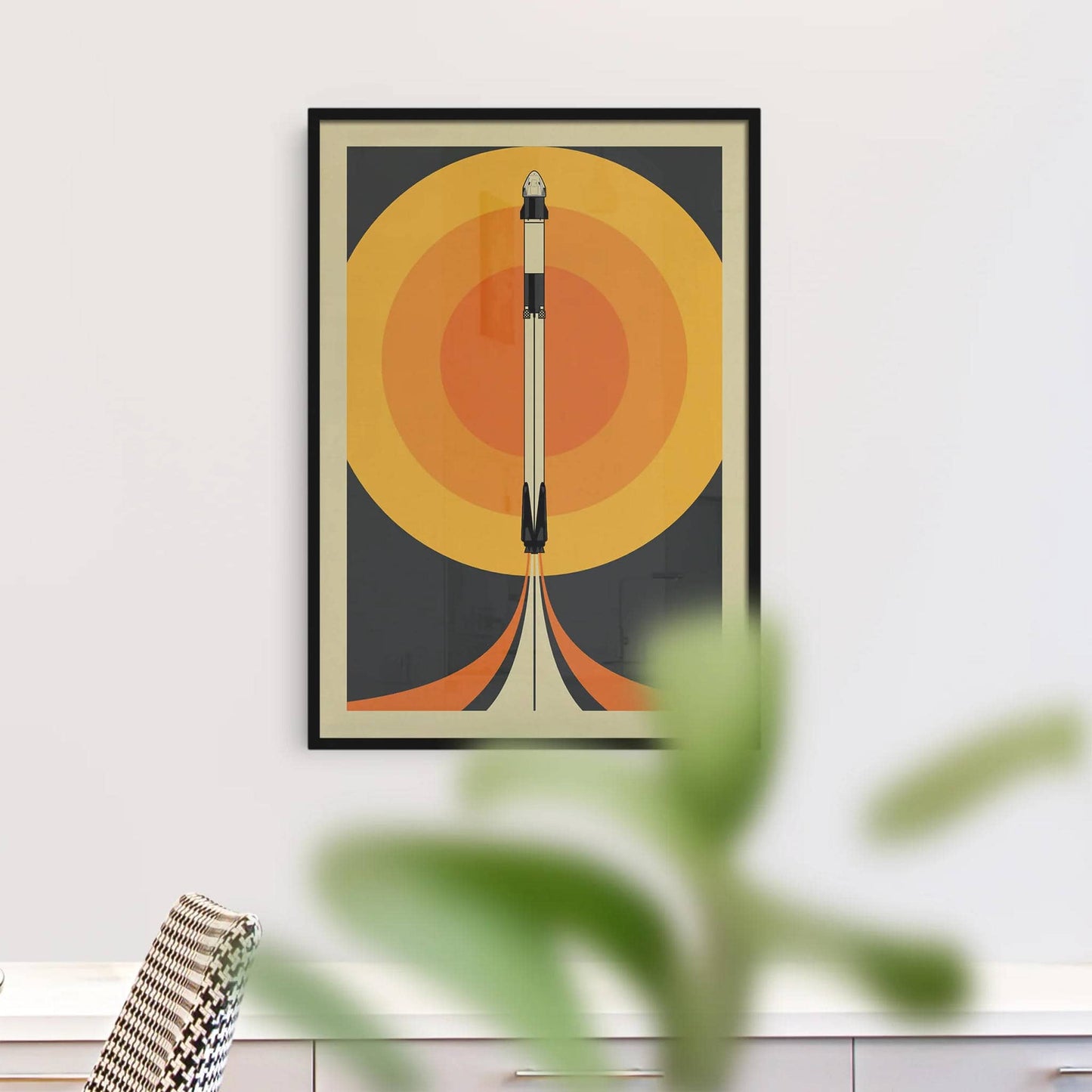 Falcon Rocket - Space Travel Poster - HypeSheriff