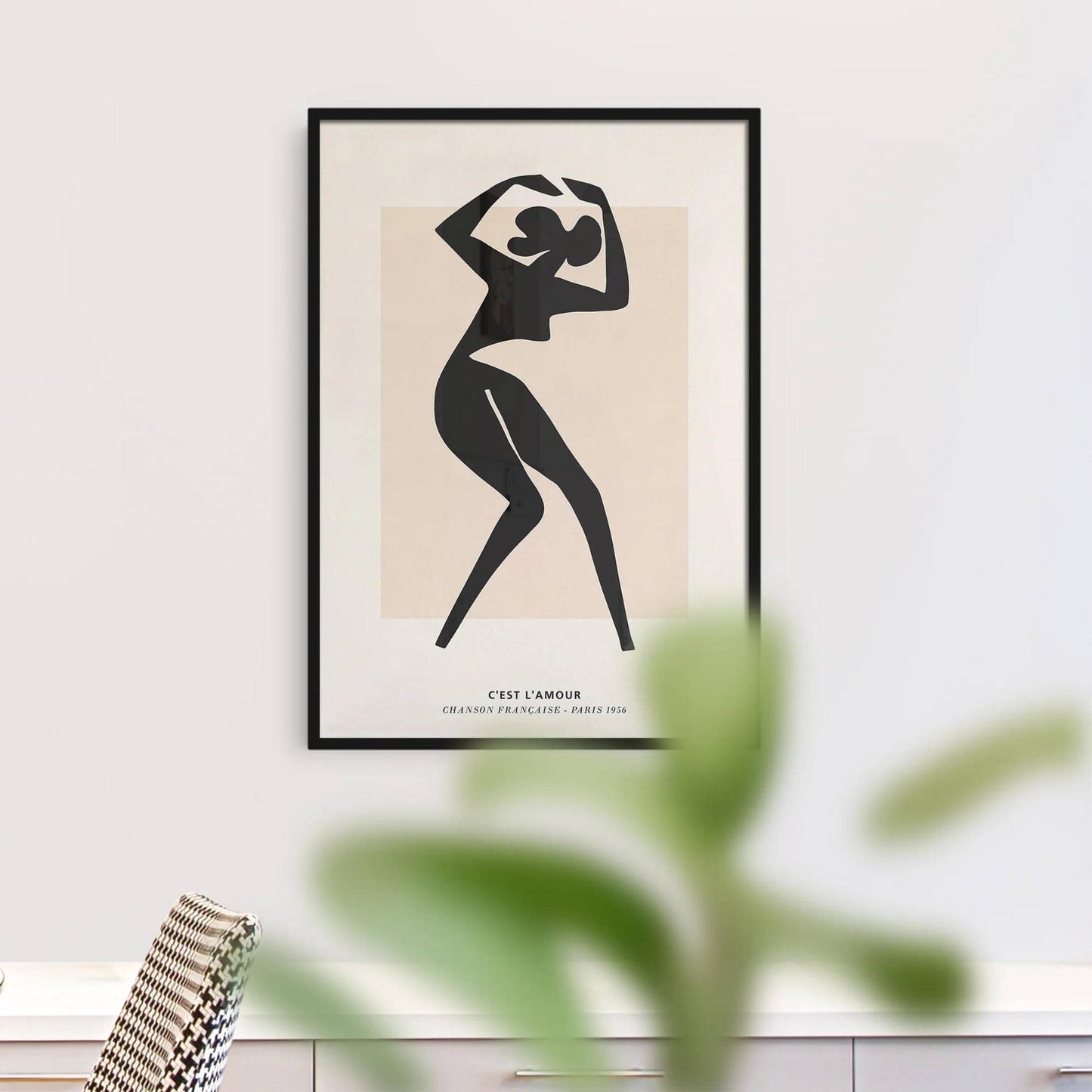 1956 Paris - French Fashion Poster - HypeSheriff