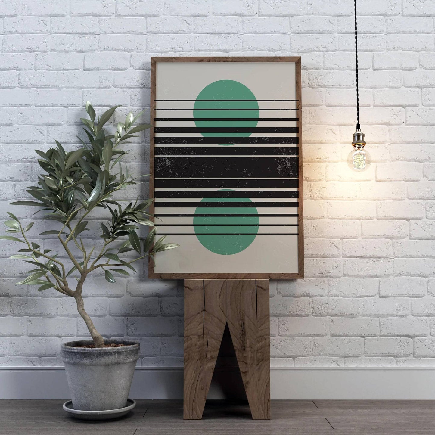 Contemporary Mid-Century Wall Art Print - HypeSheriff