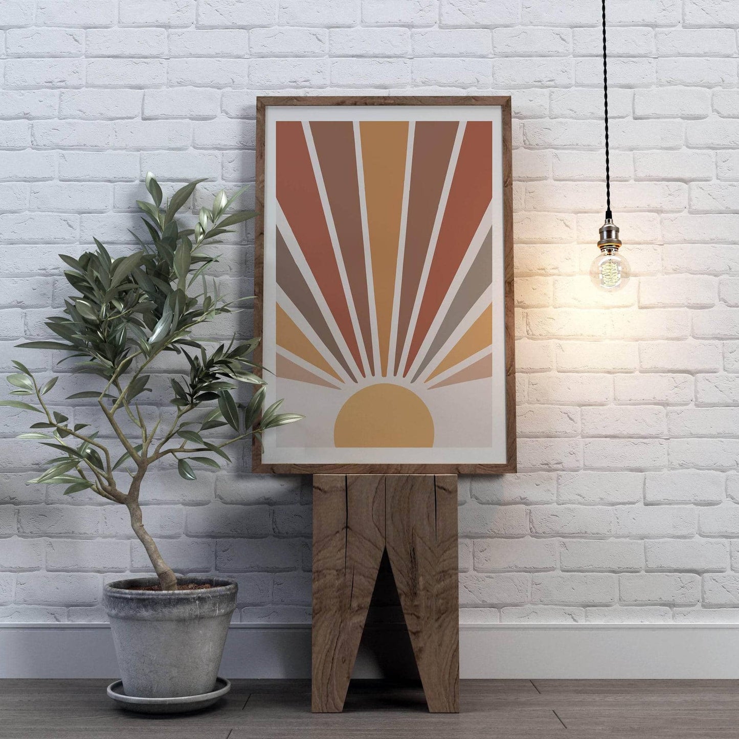 Sunset Drawing Poster - HypeSheriff
