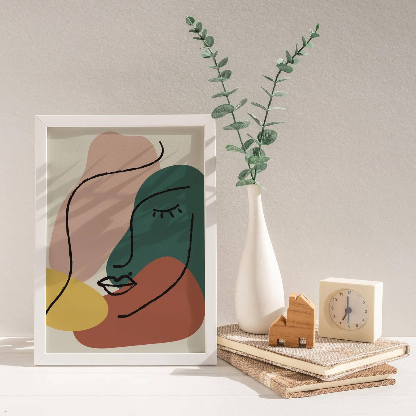 Hommage à Picasso Neutral Art Prints - HypeSheriff
