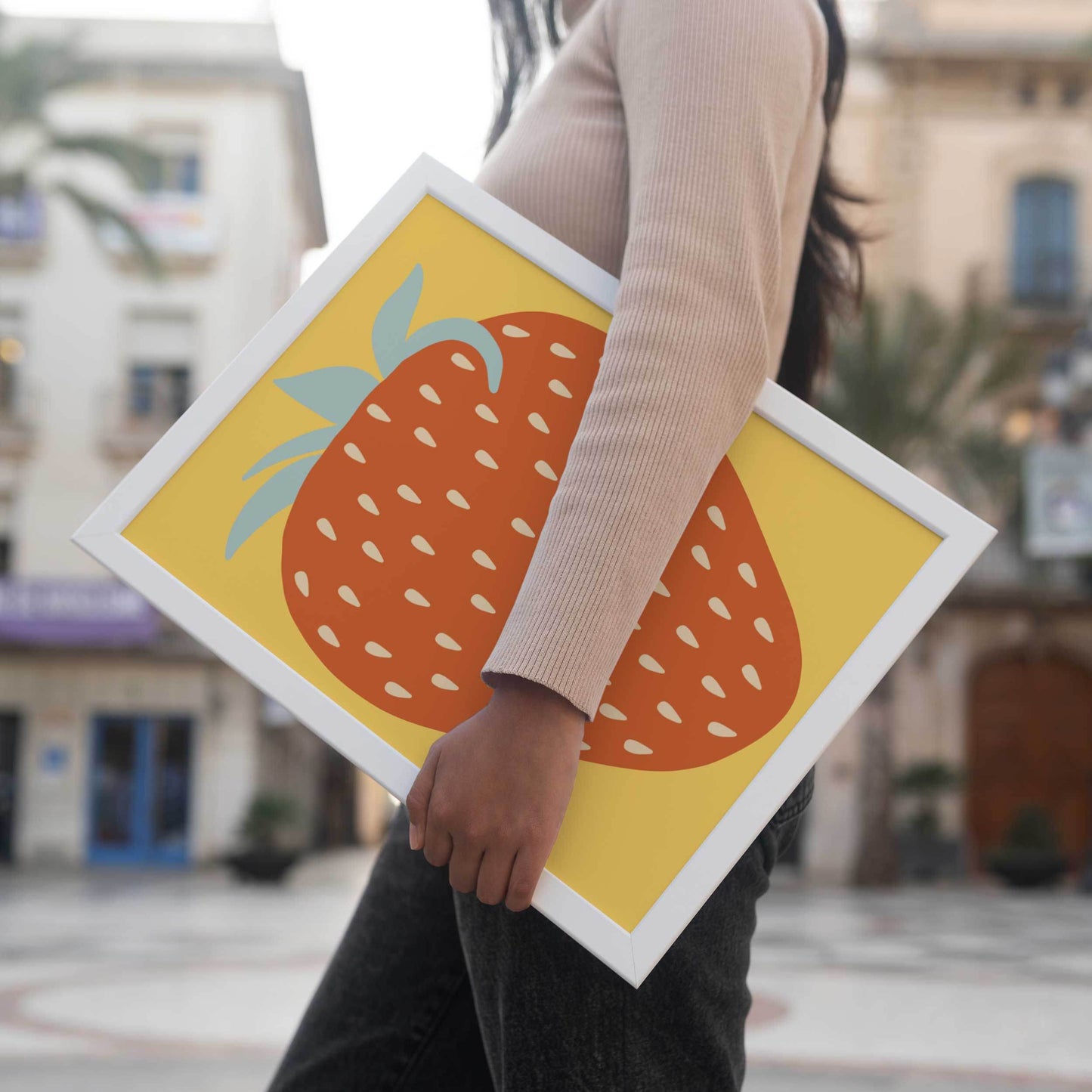 Retro Strawberry Print - HypeSheriff