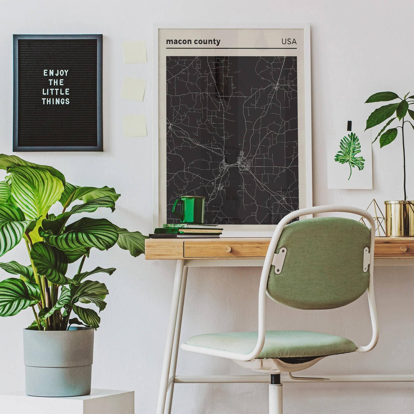 Macon County USA - Map Poster - HypeSheriff