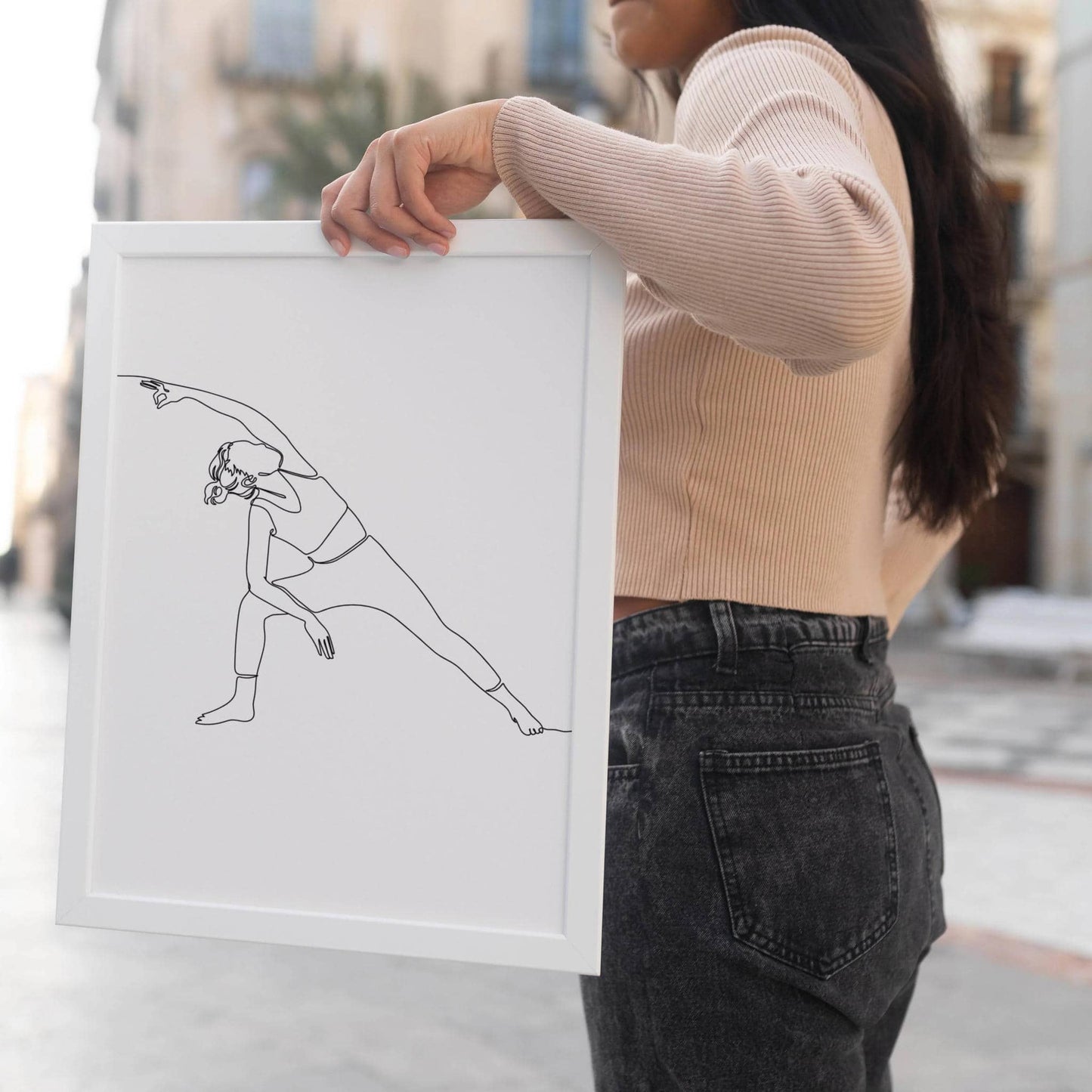 Set of 3 Matching Yoga Line Art Prints - HypeSheriff