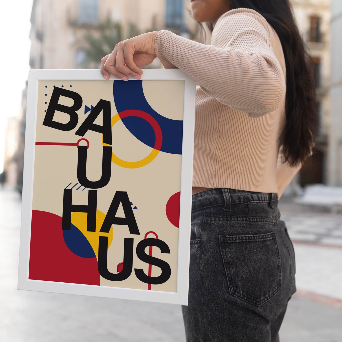 Typographic Bauhaus Poster - HypeSheriff