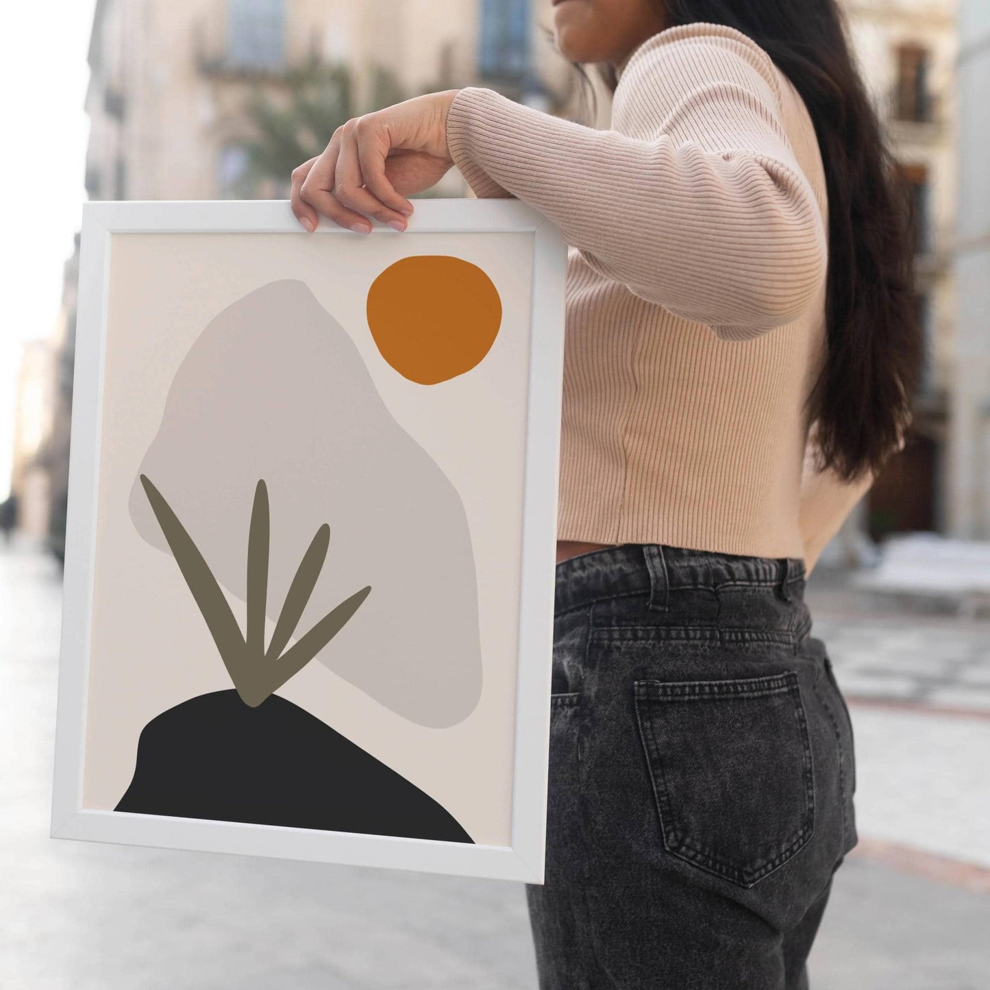 Minimalist Scandinavian Floral Art Print - HypeSheriff