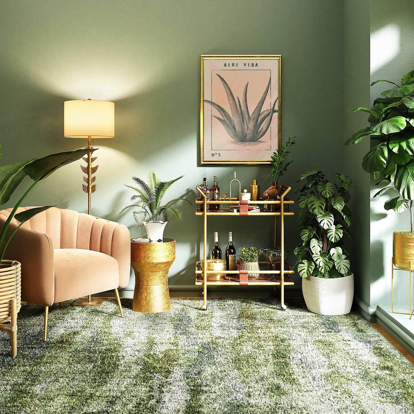 Aloe Vera Vintage Art Print - HypeSheriff