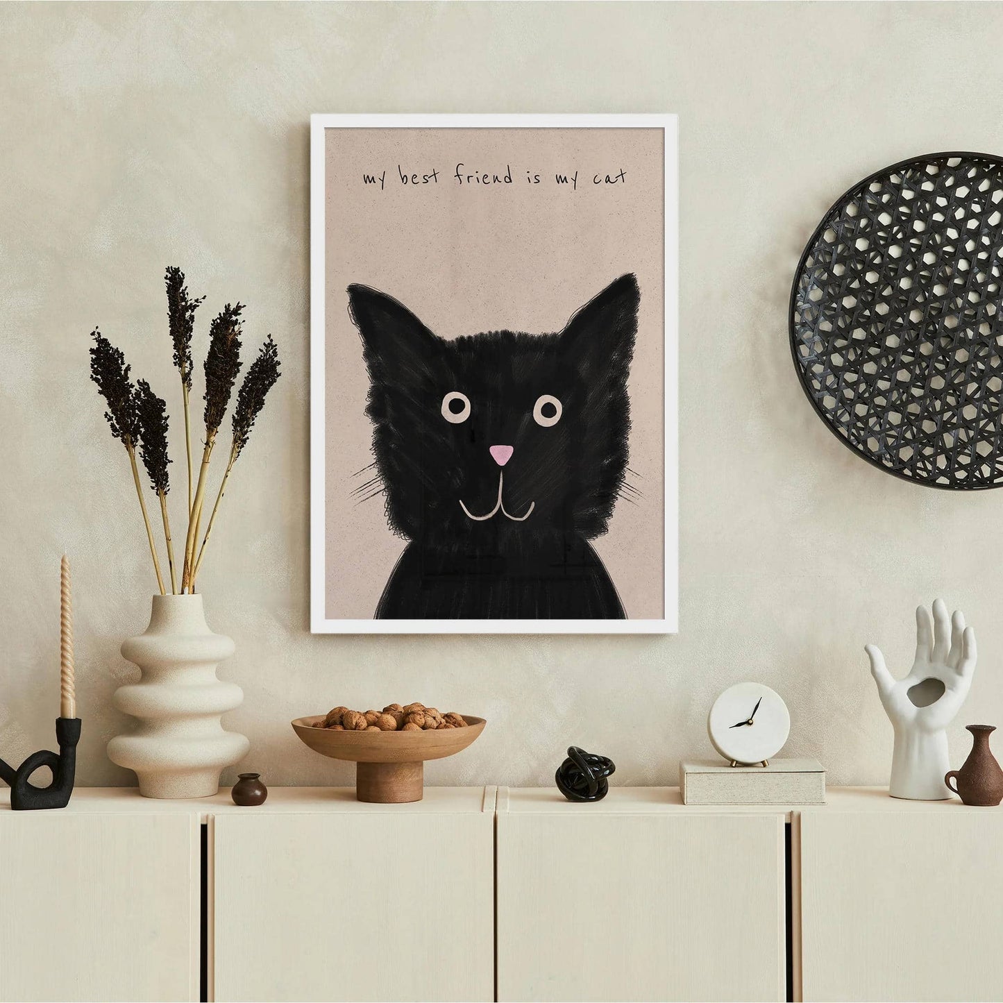 My Best Friend Is My Cat Poster - HypeSheriff