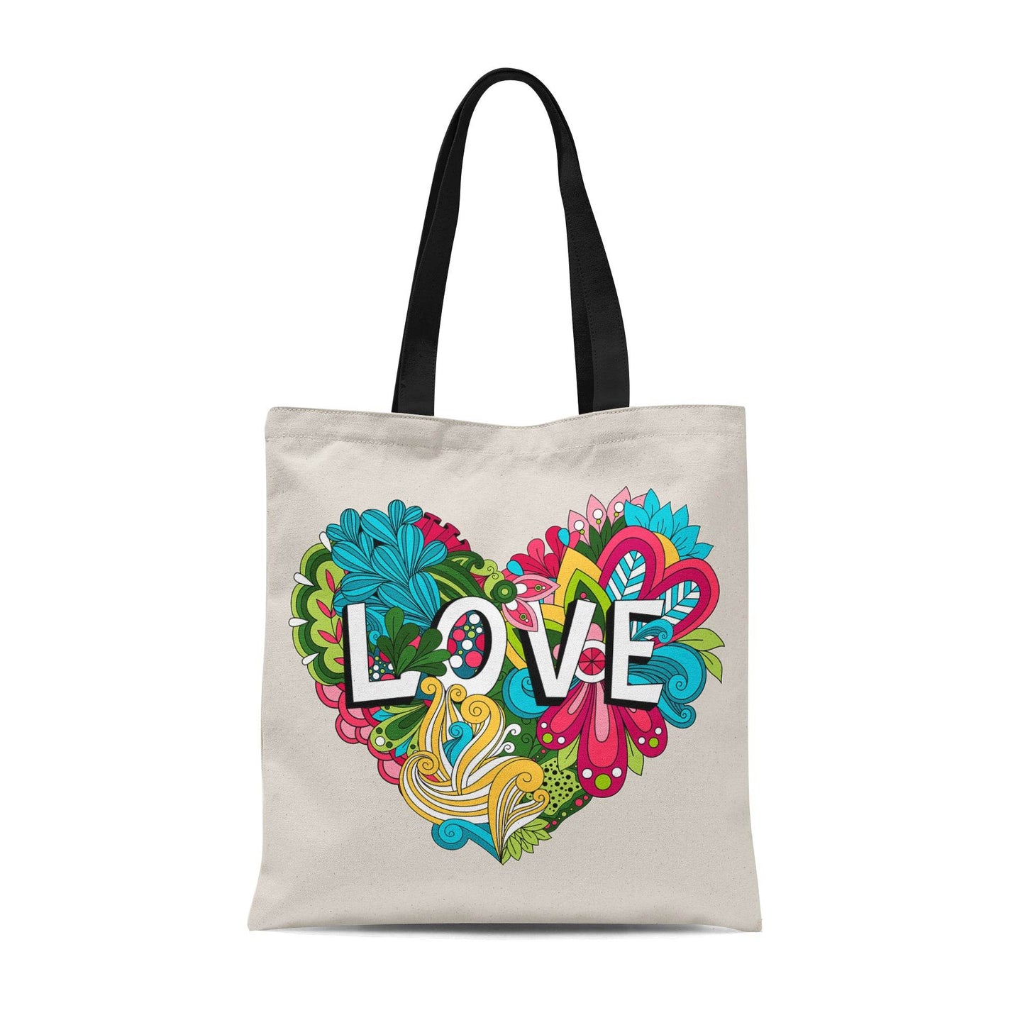 Floral Love Tote Bag - HypeSheriff