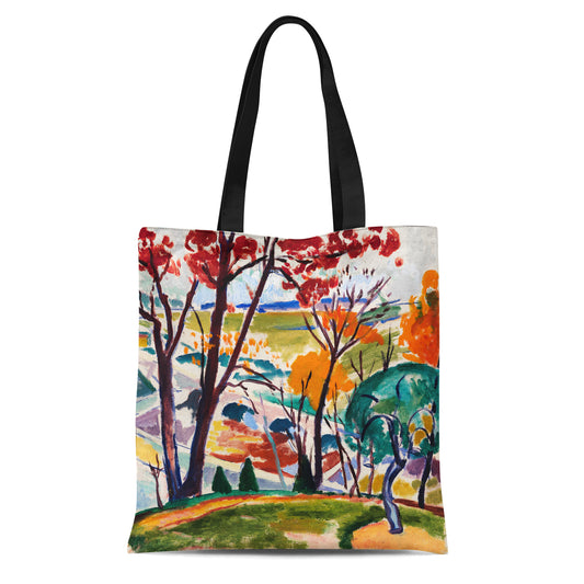Custom Tote Bag with a painting - HypeSheriff