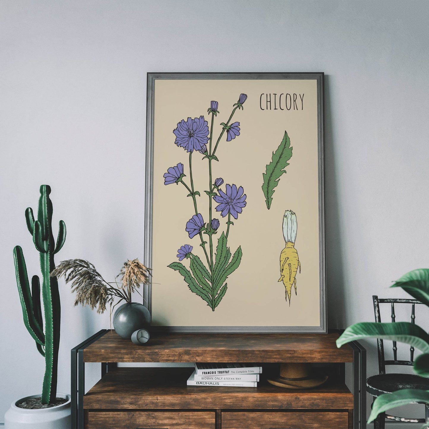 Chicory Botanical Poster - HypeSheriff