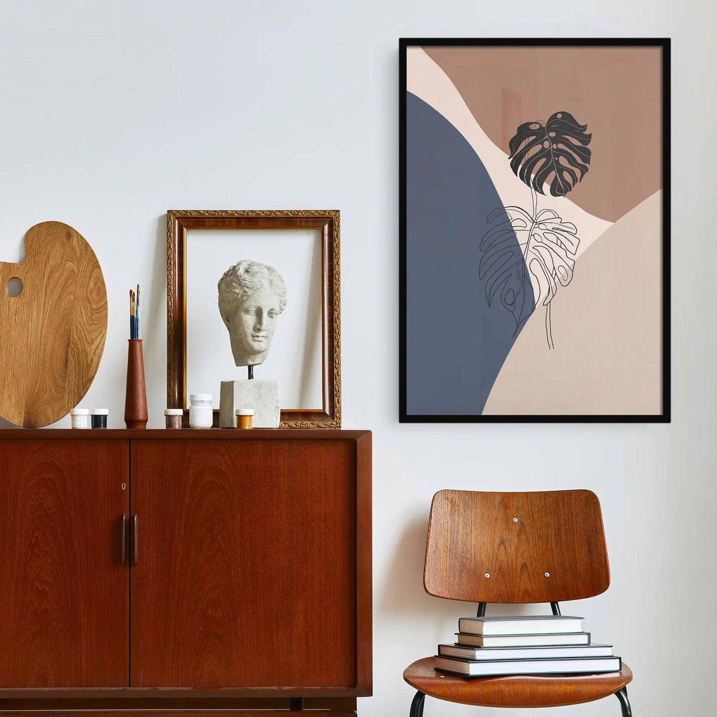 Minimalist Floral Boho Art Print - HypeSheriff