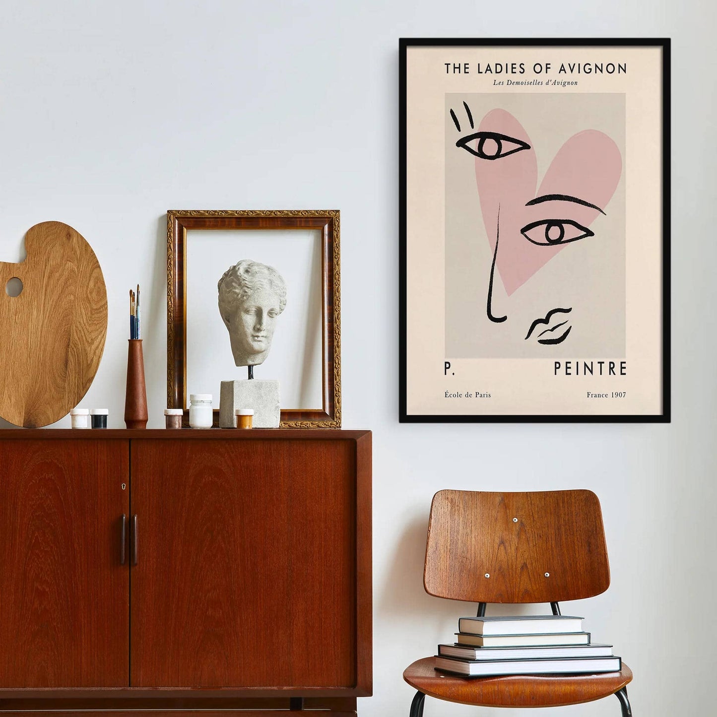 Minimalist Cubism Art Poster - HypeSheriff